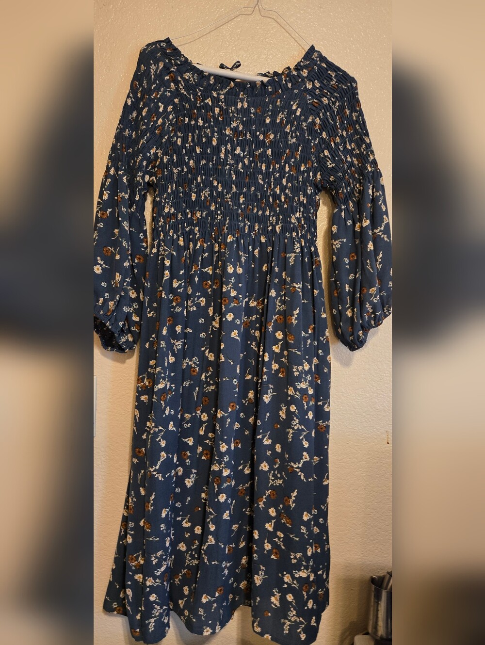 ROOLEE""" Floral Smocked Dress - Picture 14 of 14